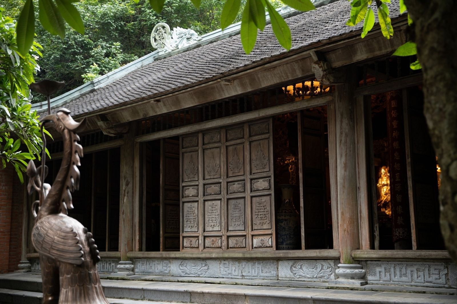 Chùa thuộc quần thể di sản Tràng An