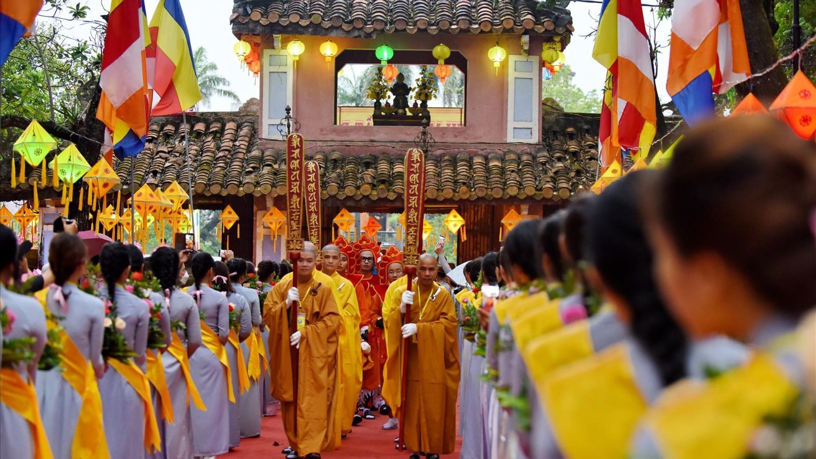 Célébration de la fête de Vesak à la pagode Dieu De.