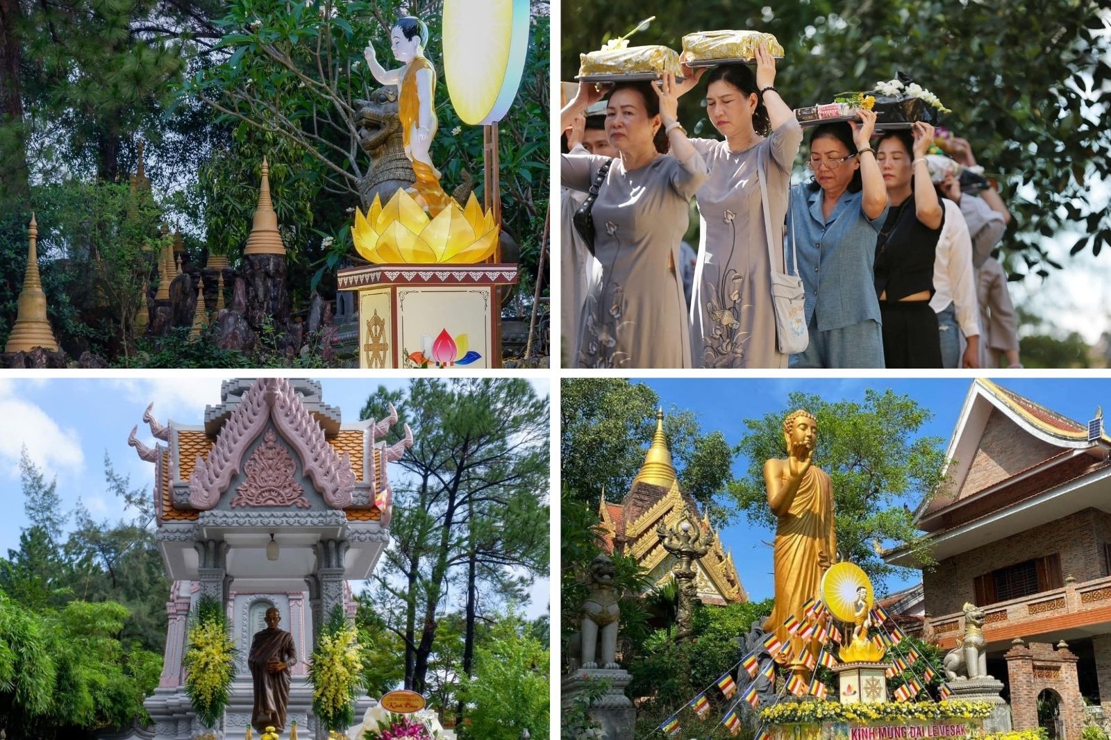 Chùa Thiền Lâm tọa lạc ở đồi Quảng Tế 