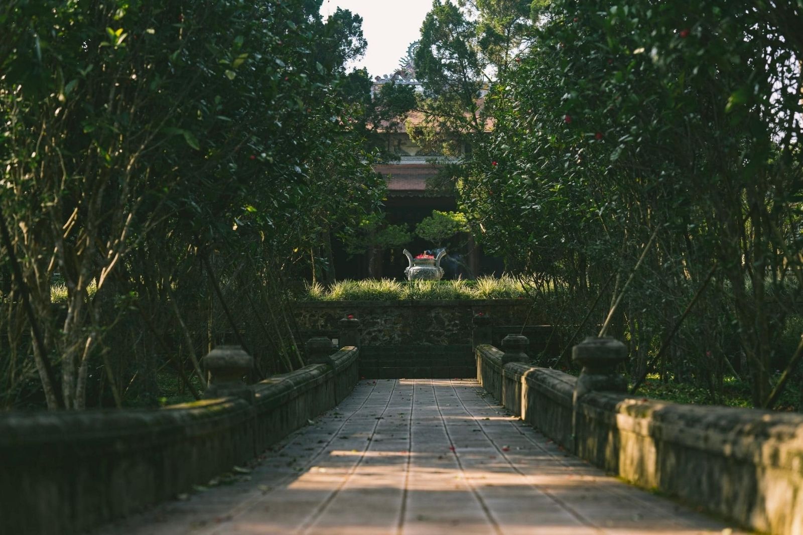 Chùa Từ Hiếu nằm giữa rừng thông yên ả  