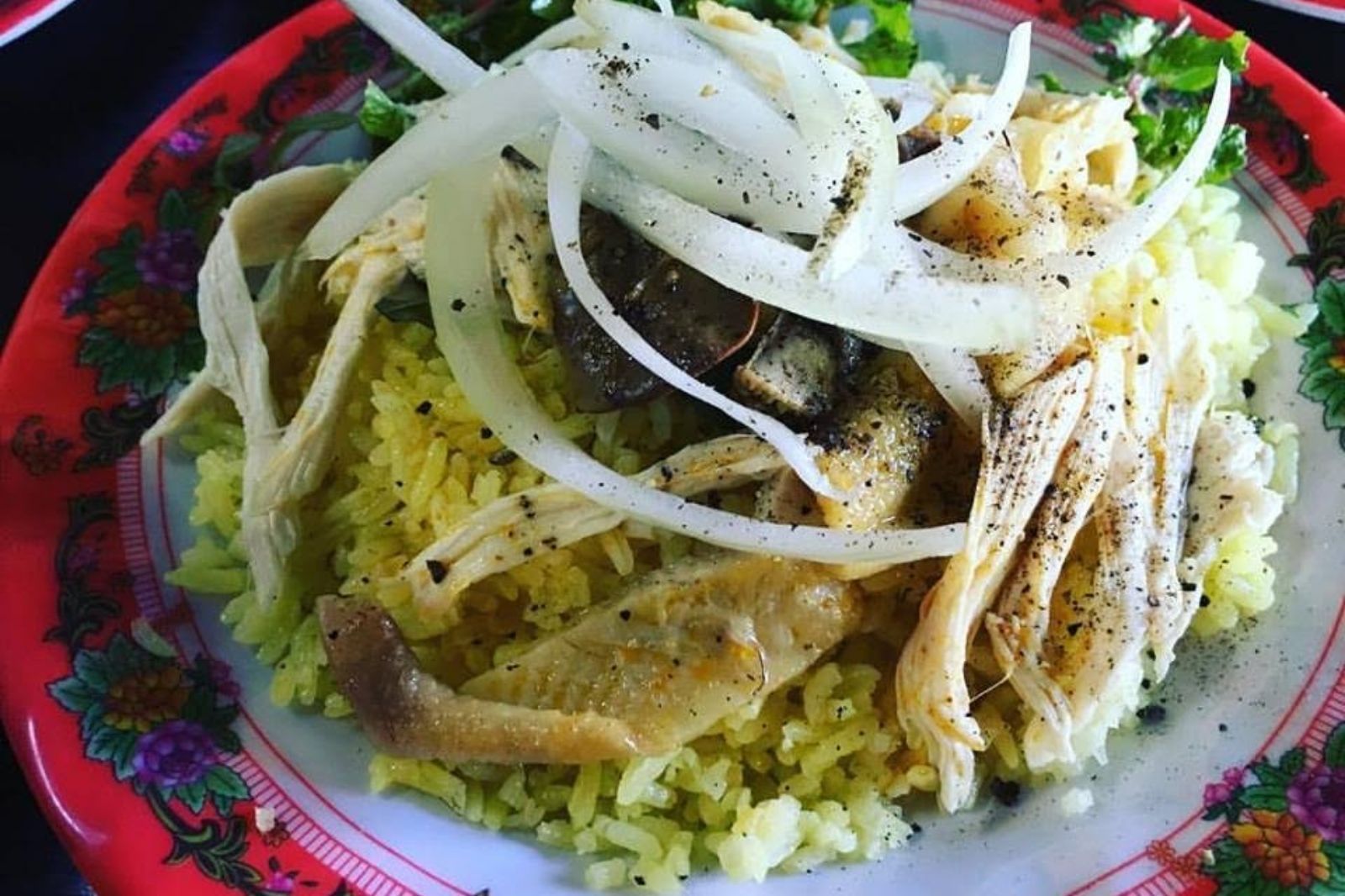 Cơm gà bà Hương 