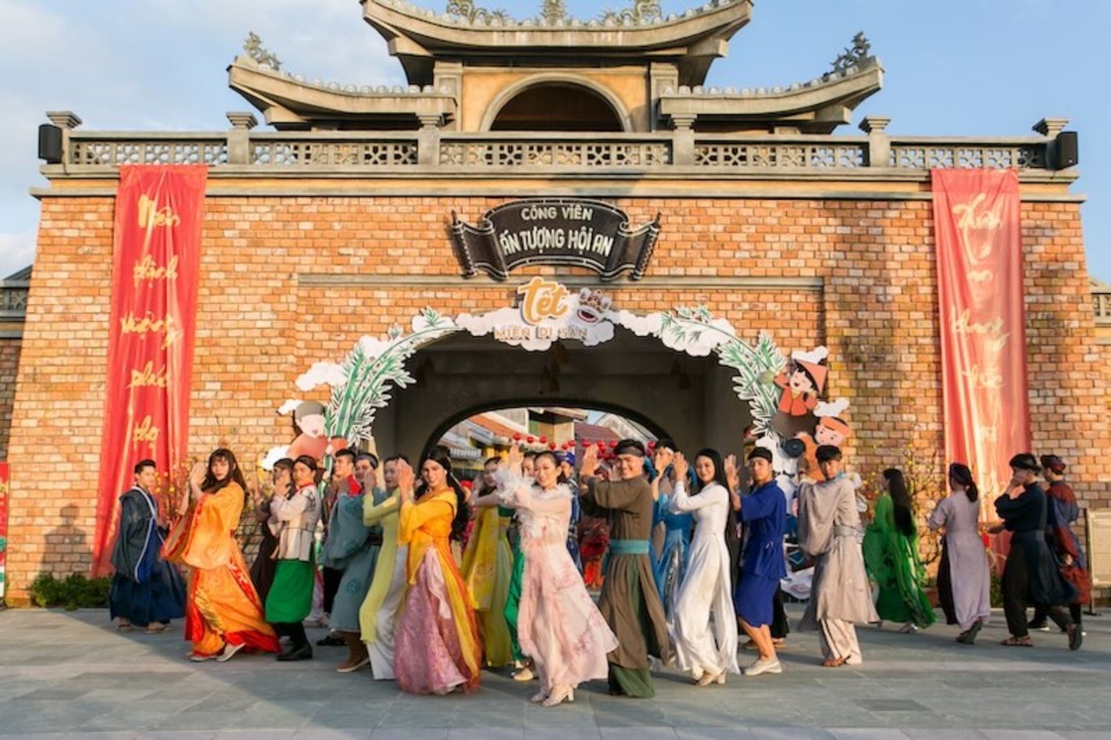 Công viên ấn tượng Hội An nằm trên một gò nhỏ ở sông Hoài  