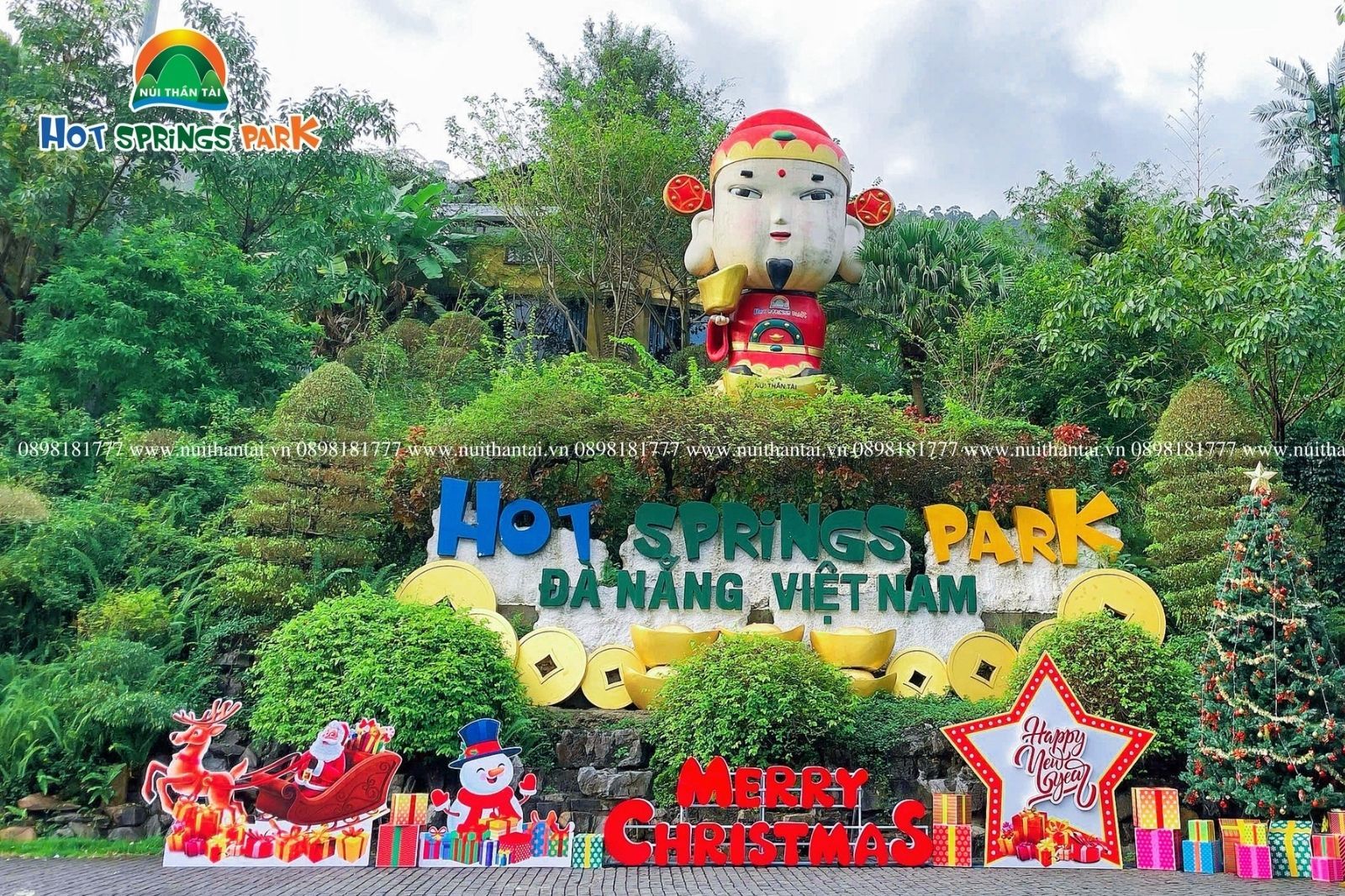 Công viên suối khoáng nóng Núi Thần Tài nằm ở Hòa Vang 