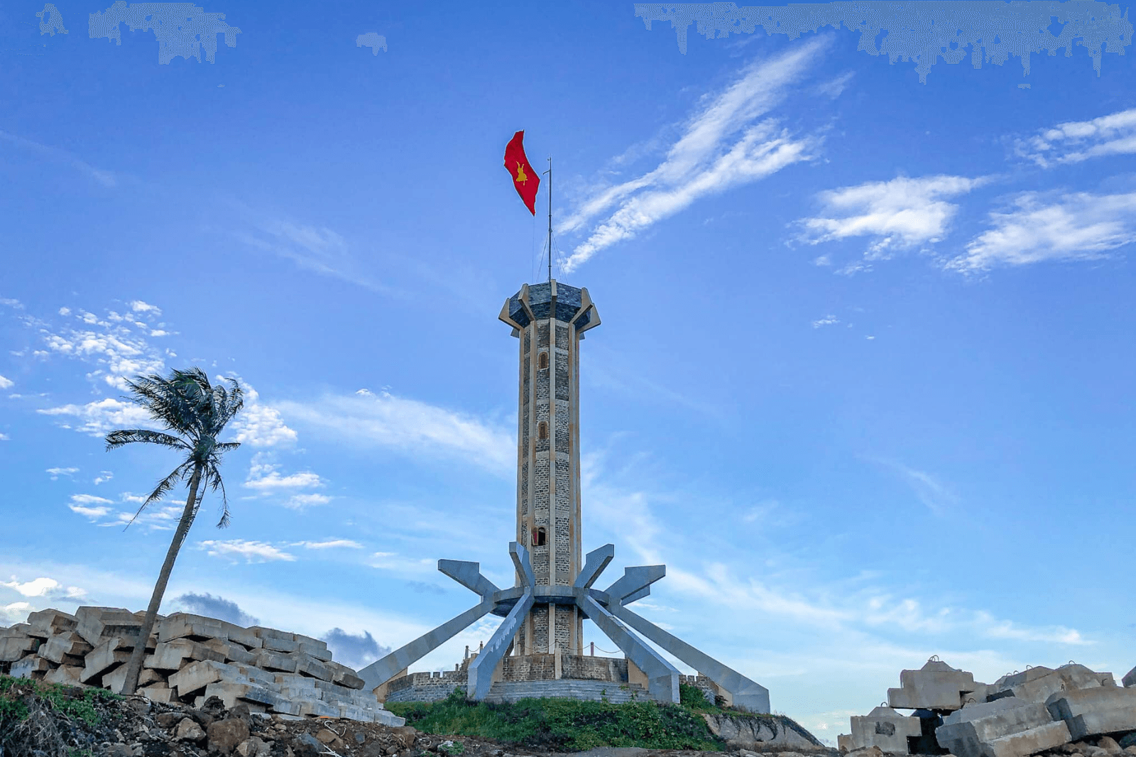 Cột cờ trên đảo Cồn Cỏ 