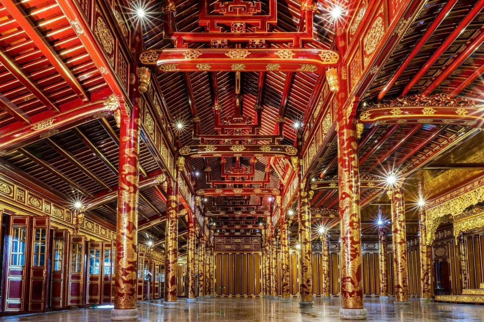 Diện tích Đại Nội Huế khá rộng 