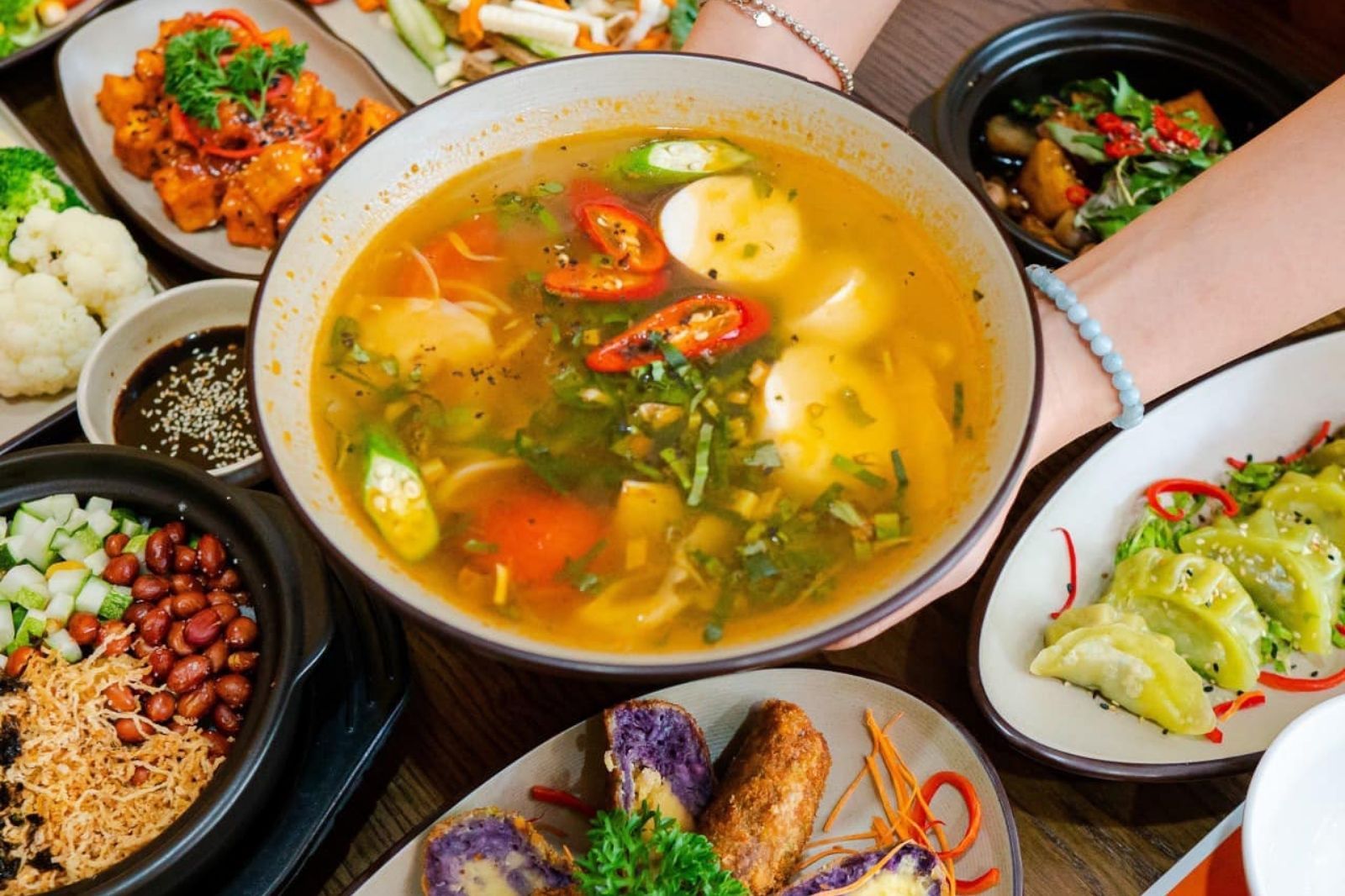 Đồ ăn ở Chay An Lạc Tâm 