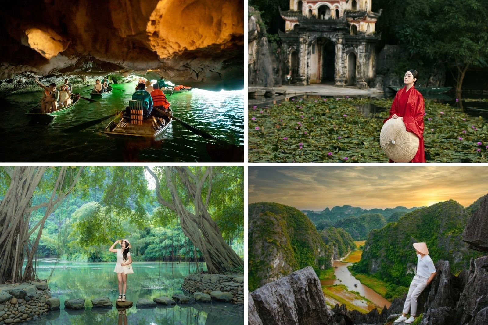 Du khách check-in ở Tam Cốc - Bích Động