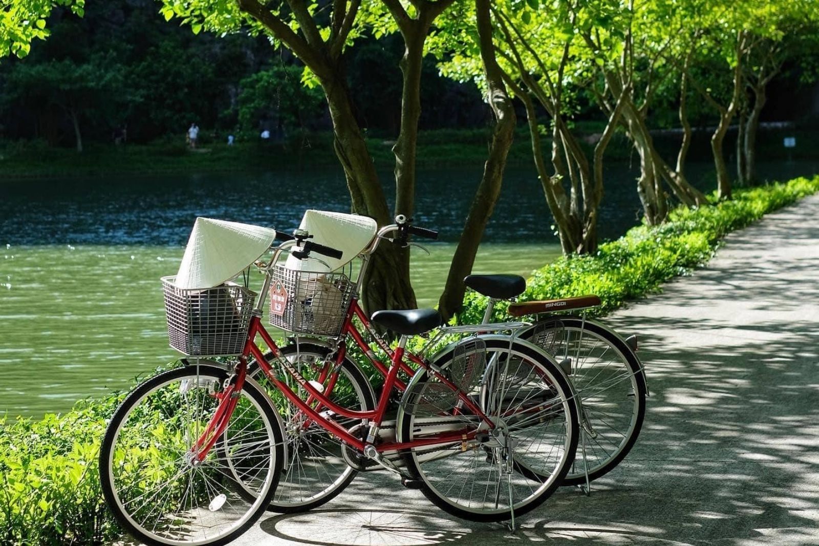 Du khách có thể thuê xe đạp ở Tuyệt Tình Cốc  