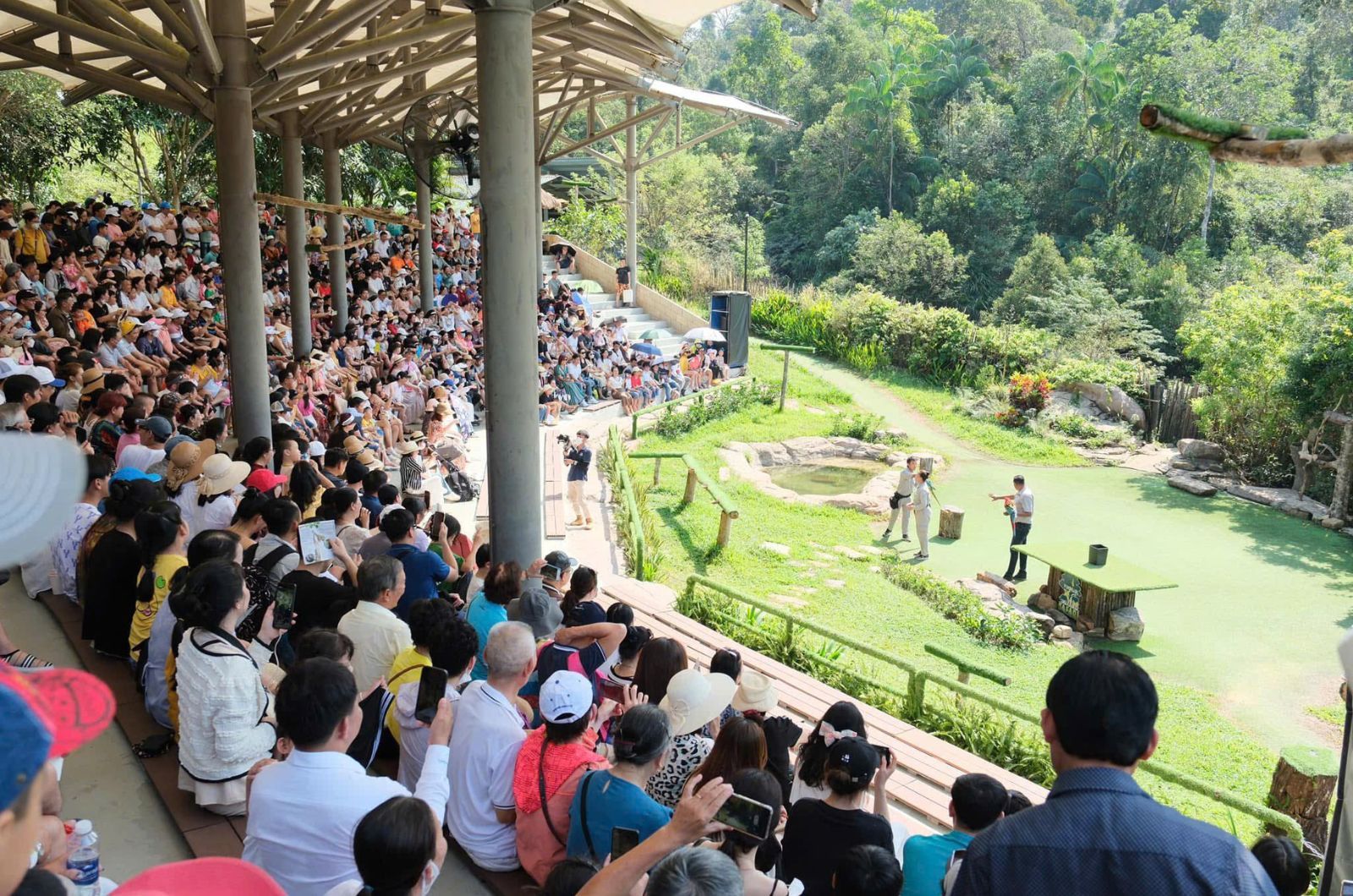 Du khách nên đến sớm để có chỗ ngồi thuận tiện 