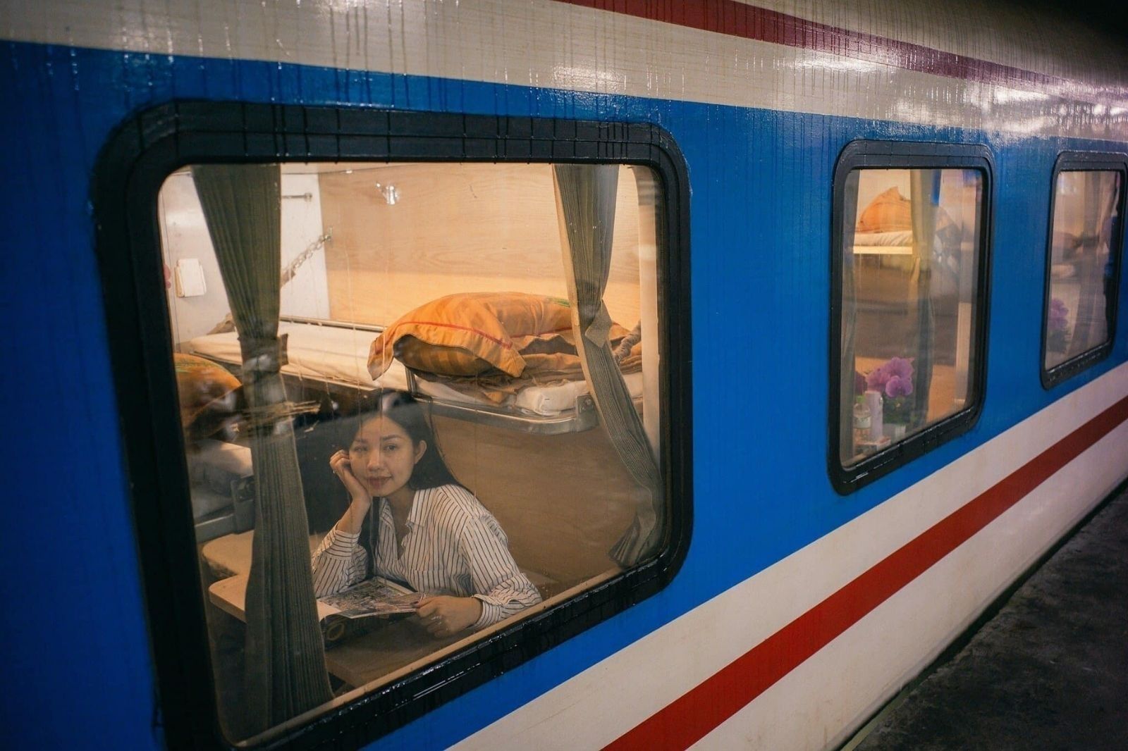 Tàu hỏa là phương tiện nhiều du khách hay chọn khi đến Huế 