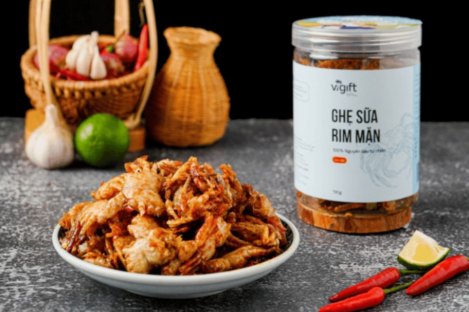 Ghẹ sữa rim mặn