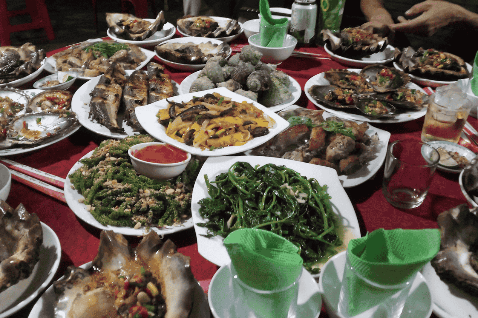 Hải sản ở đảo Cồn Cỏ 