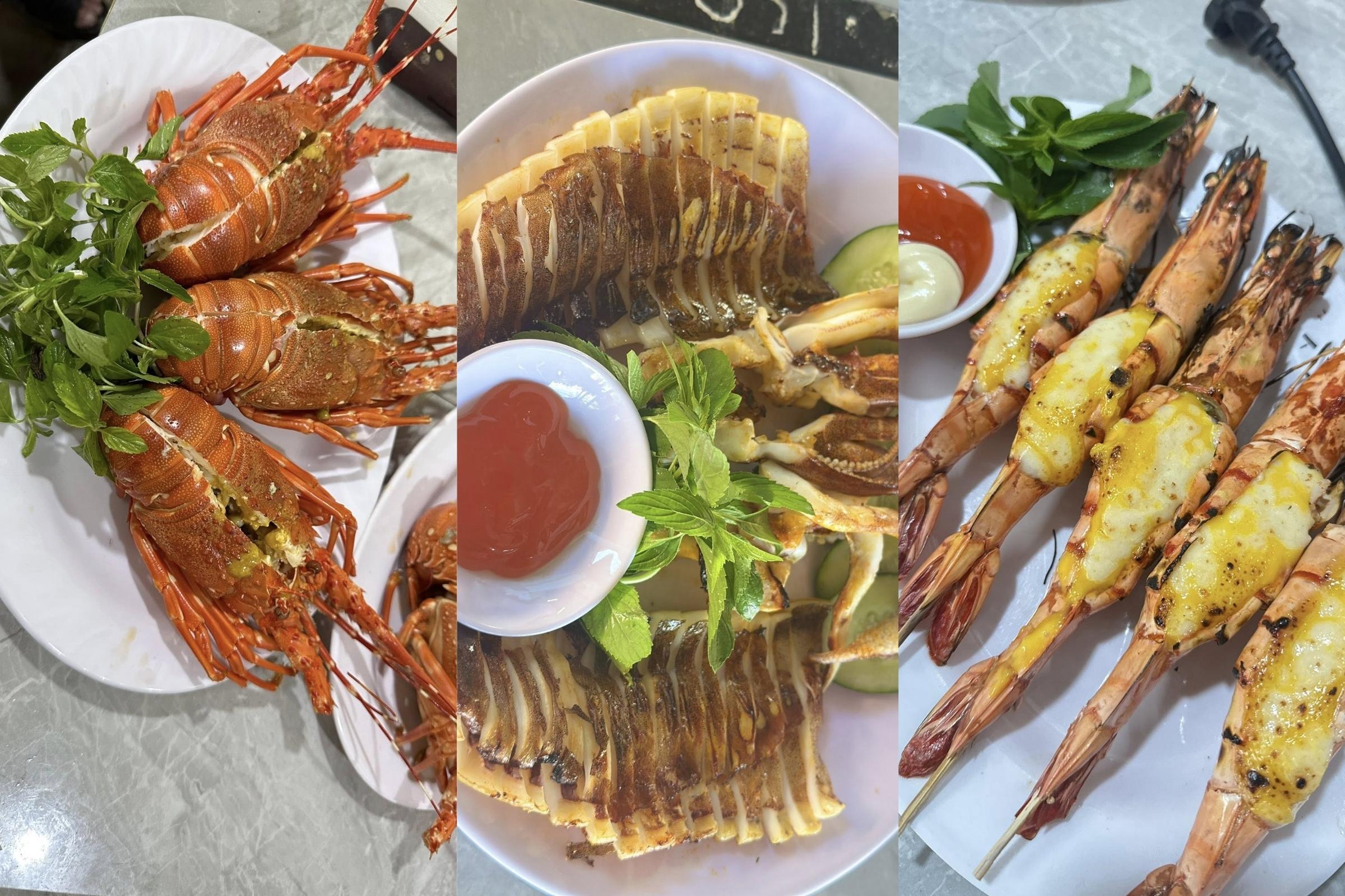 Hải sản quán Nhật Lệ