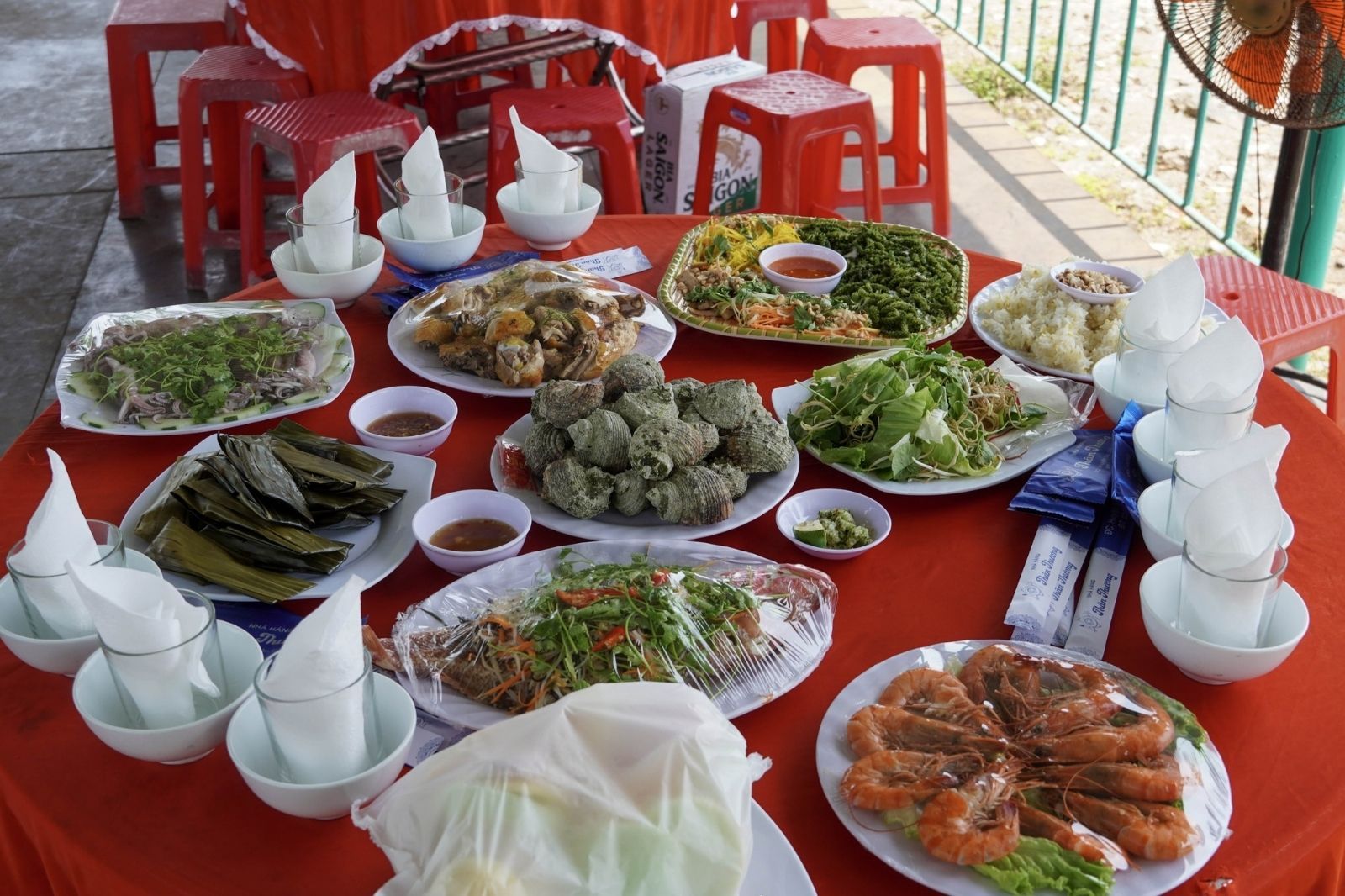 Hải sản trên đảo Cồn Cỏ đa dạng và được đánh bắt tại đảo