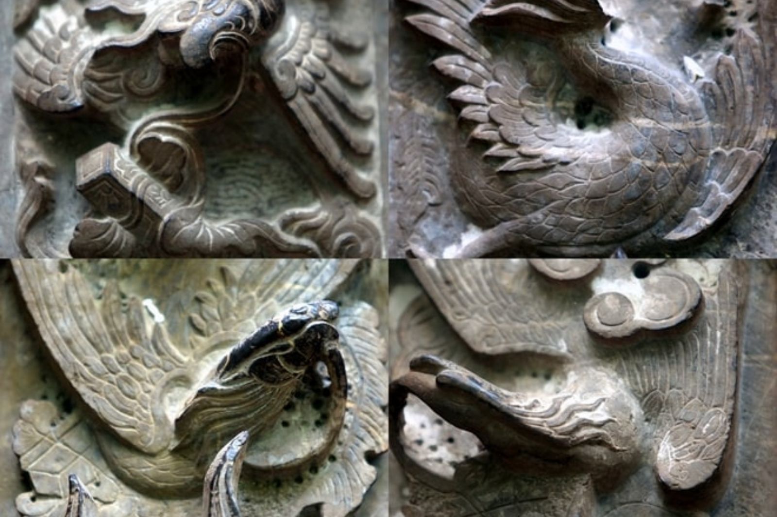 Những hoa văn ở Đền Trần  