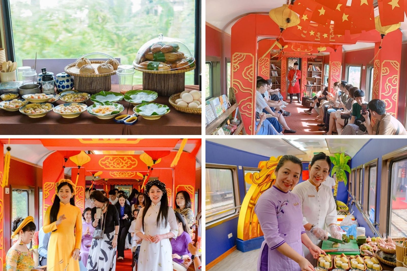 Các hoạt động ẩm thực văn hóa đặc sắc trên tàu di sản  