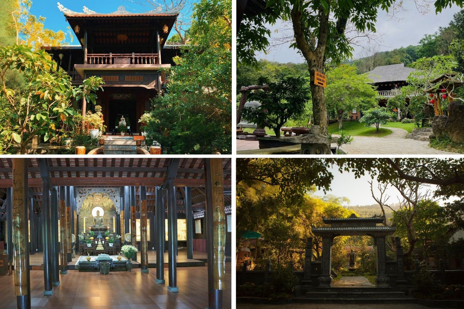 Huyền Không Sơn Thượng là ngôi chùa nằm trên một ngọn đồi thông