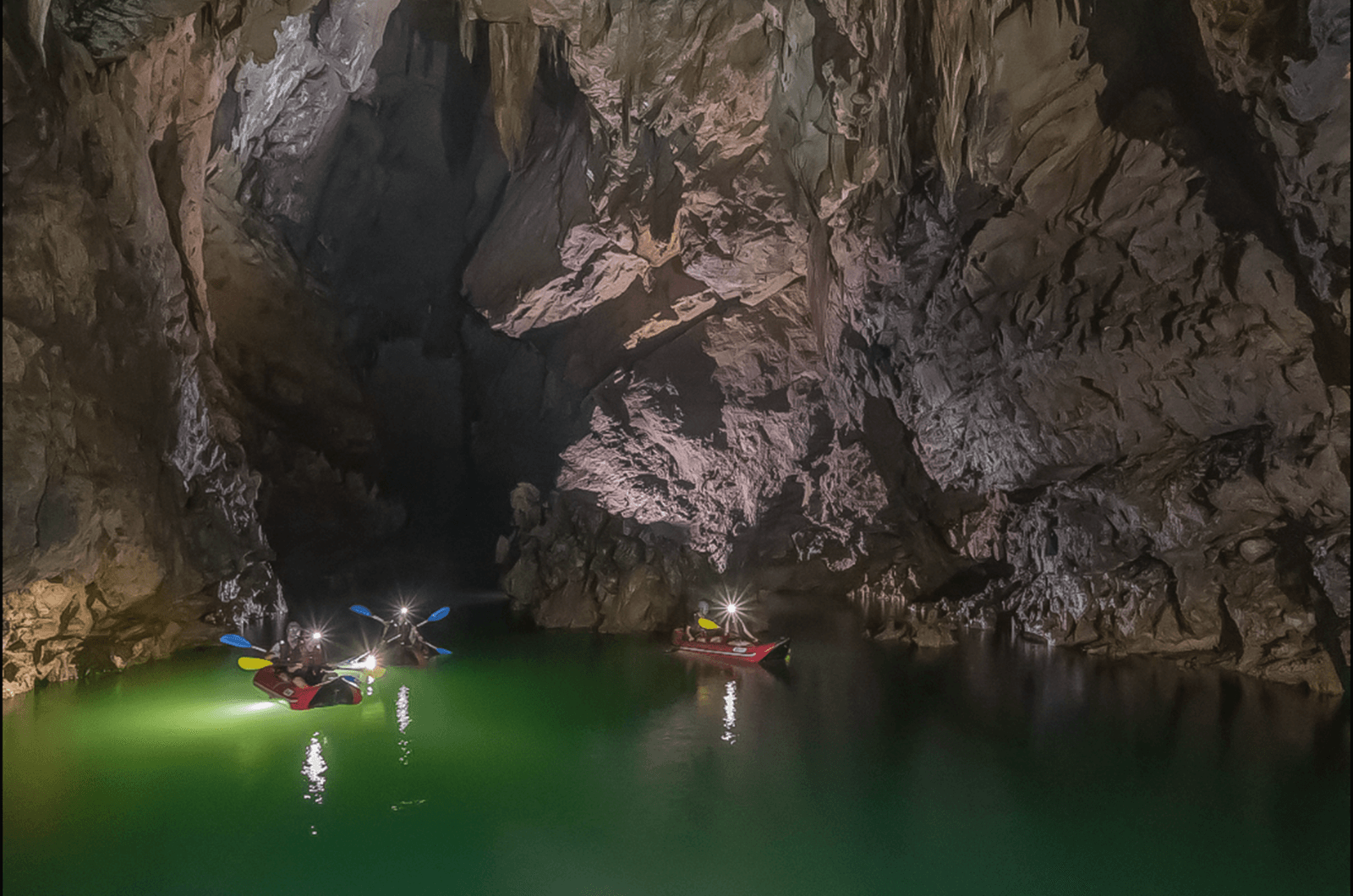 kayak cùng mọi người