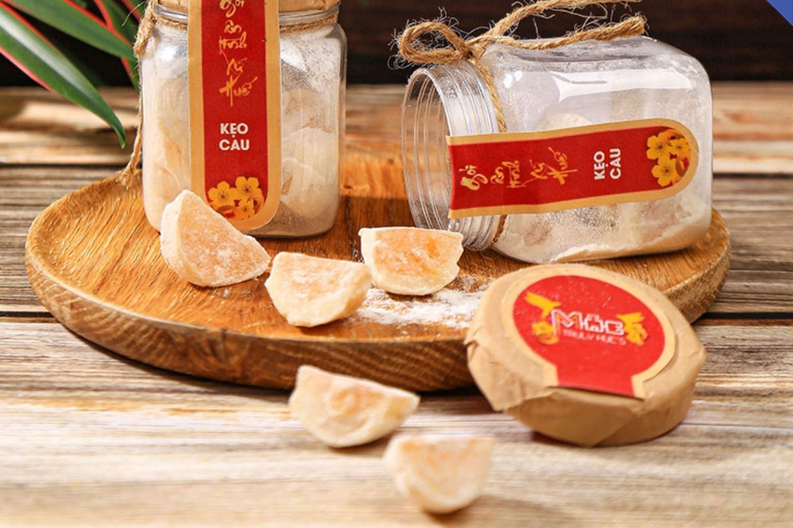 Kẹo cau được đóng gói làm quà