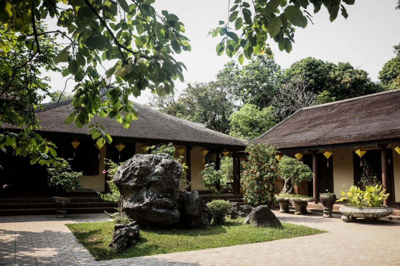 Không gian đậm văn hóa truyền thống 