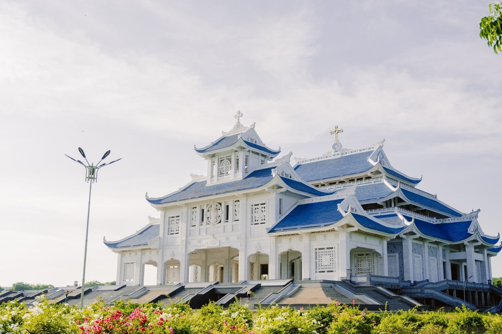 Không gian ở thánh địa La Vang yên bình