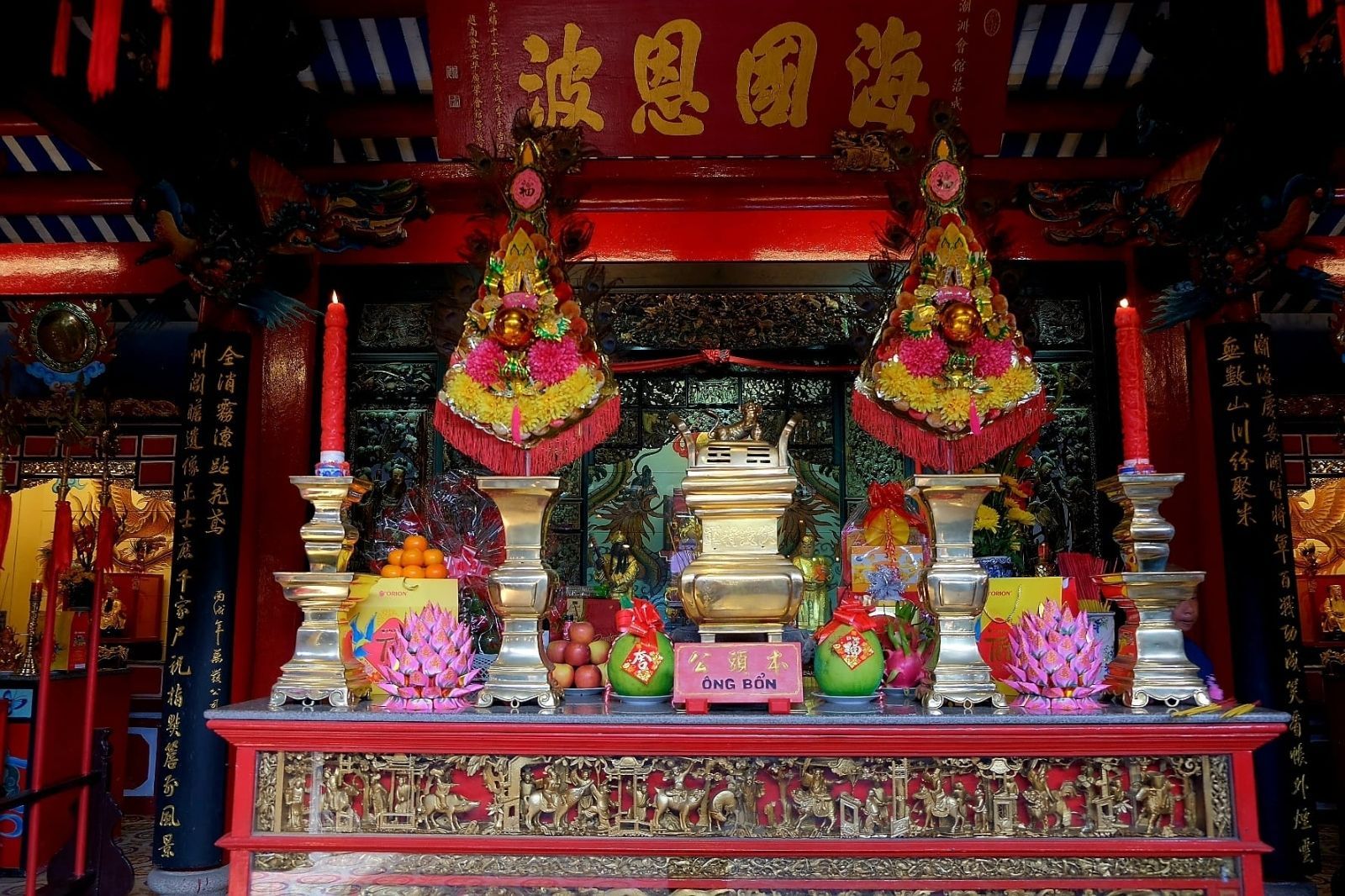 Không gian thờ tự ở hội quán Triều Châu 