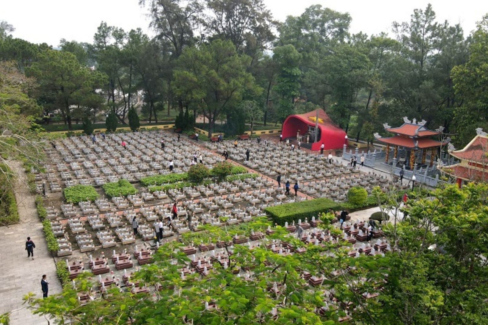 Khu mộ liệt sý theo quê quán