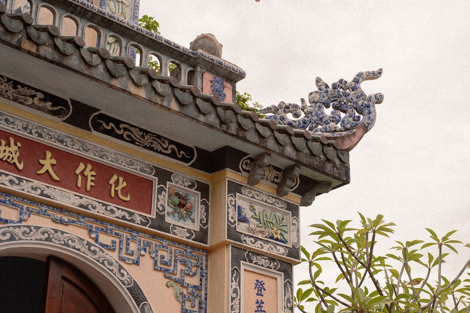 Chùa mang kiến trúc các ngôi chùa cổ