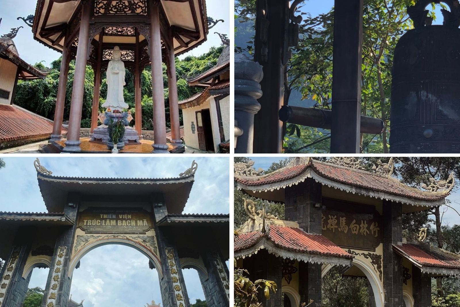 Thiền viện được xây dựng với các công trình mang đậm dấu ấn kiến trúc Việt Nam 