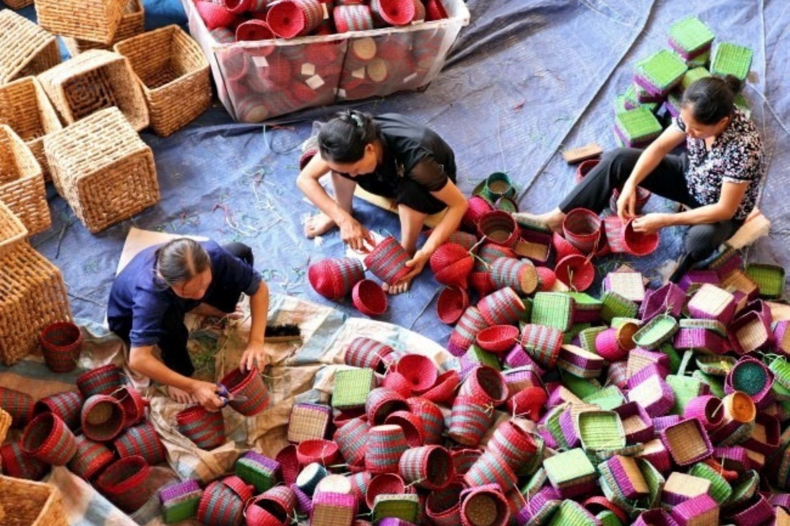 Làng nghề mỹ nghệ cói Kim Sơn