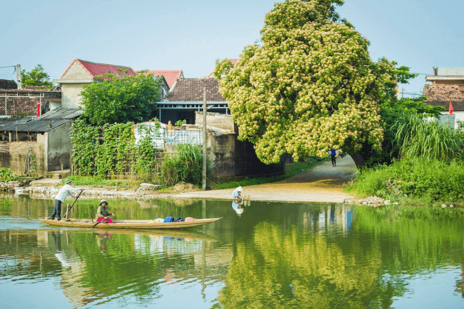 Làng quê bên sông Kiến Giang