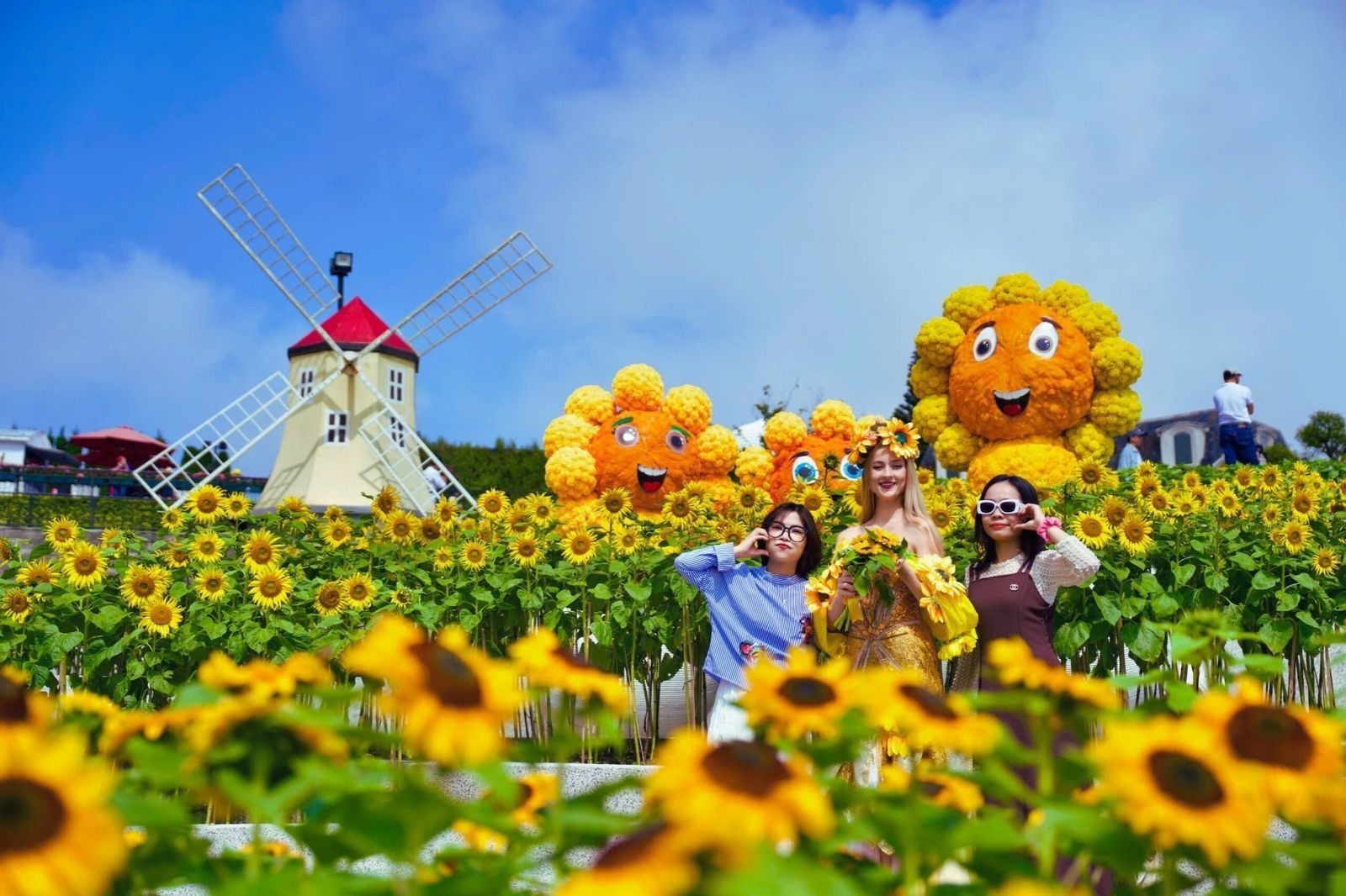 Le Jardin d’Amour được chia thành 9 khu vườn chủ đề