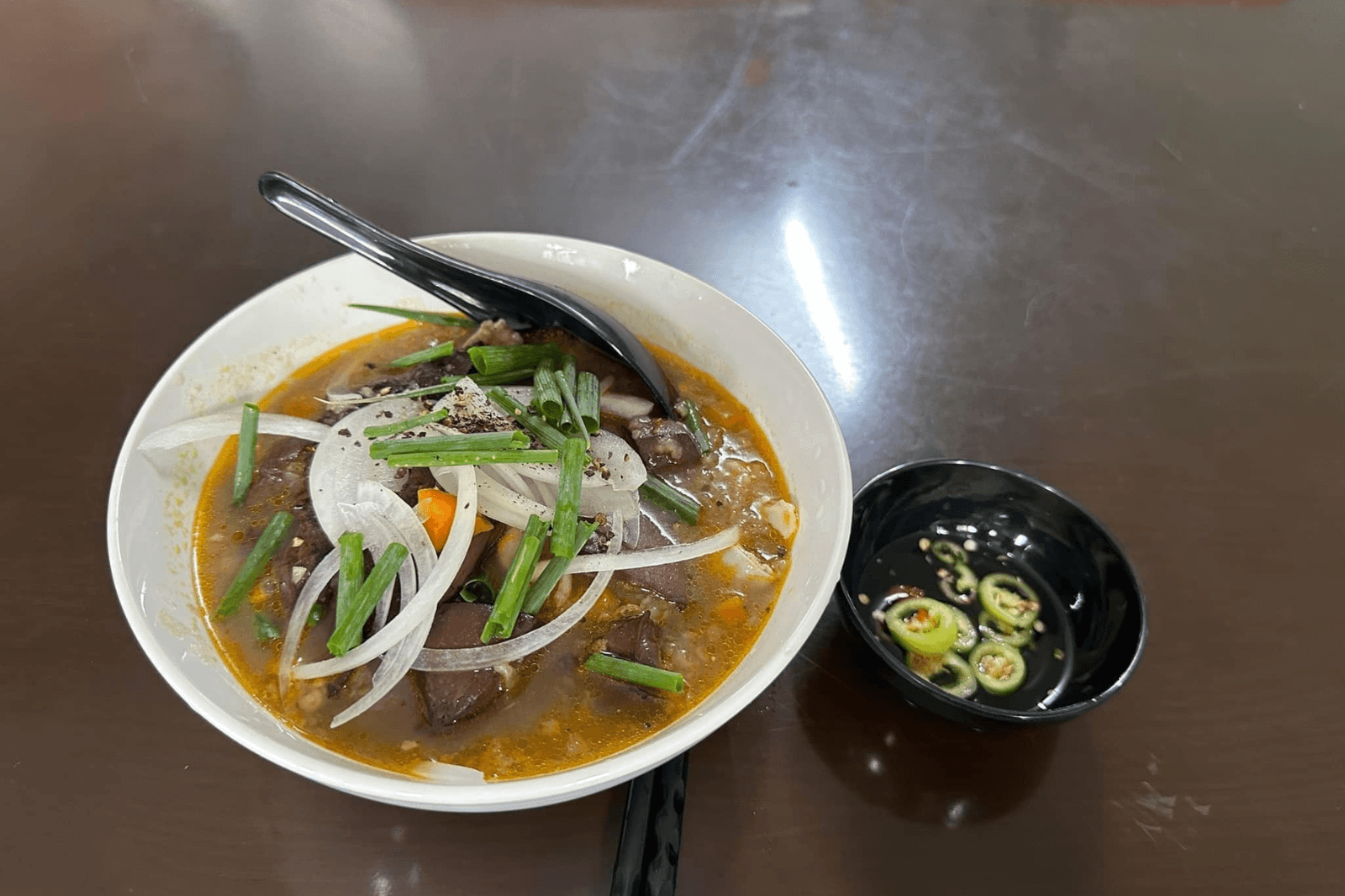 Lòng sả thường xuất hiện trong những bữa ăn bình dị của người dân Quảng Trị