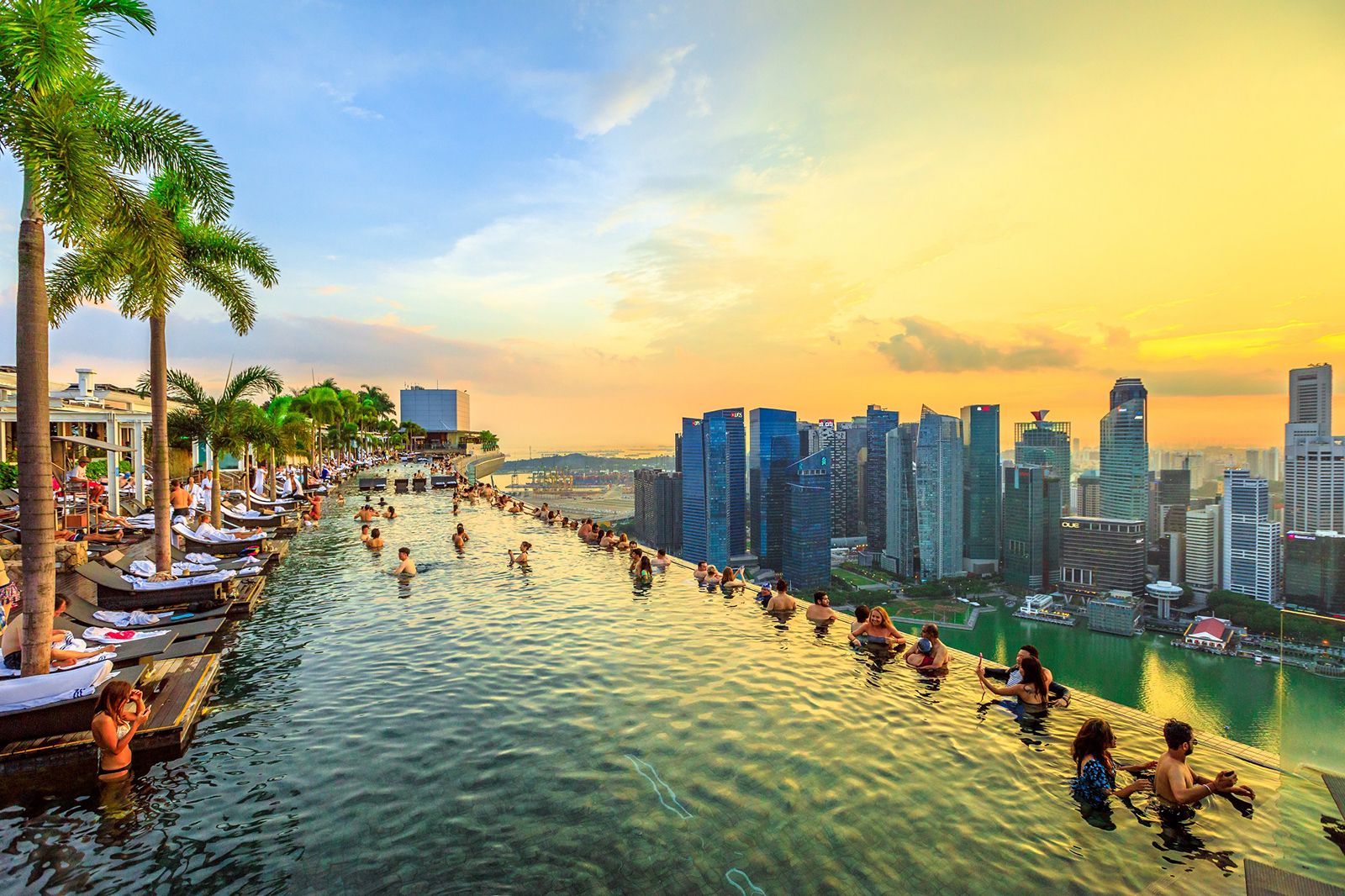 Marina bay sands ở Singapore