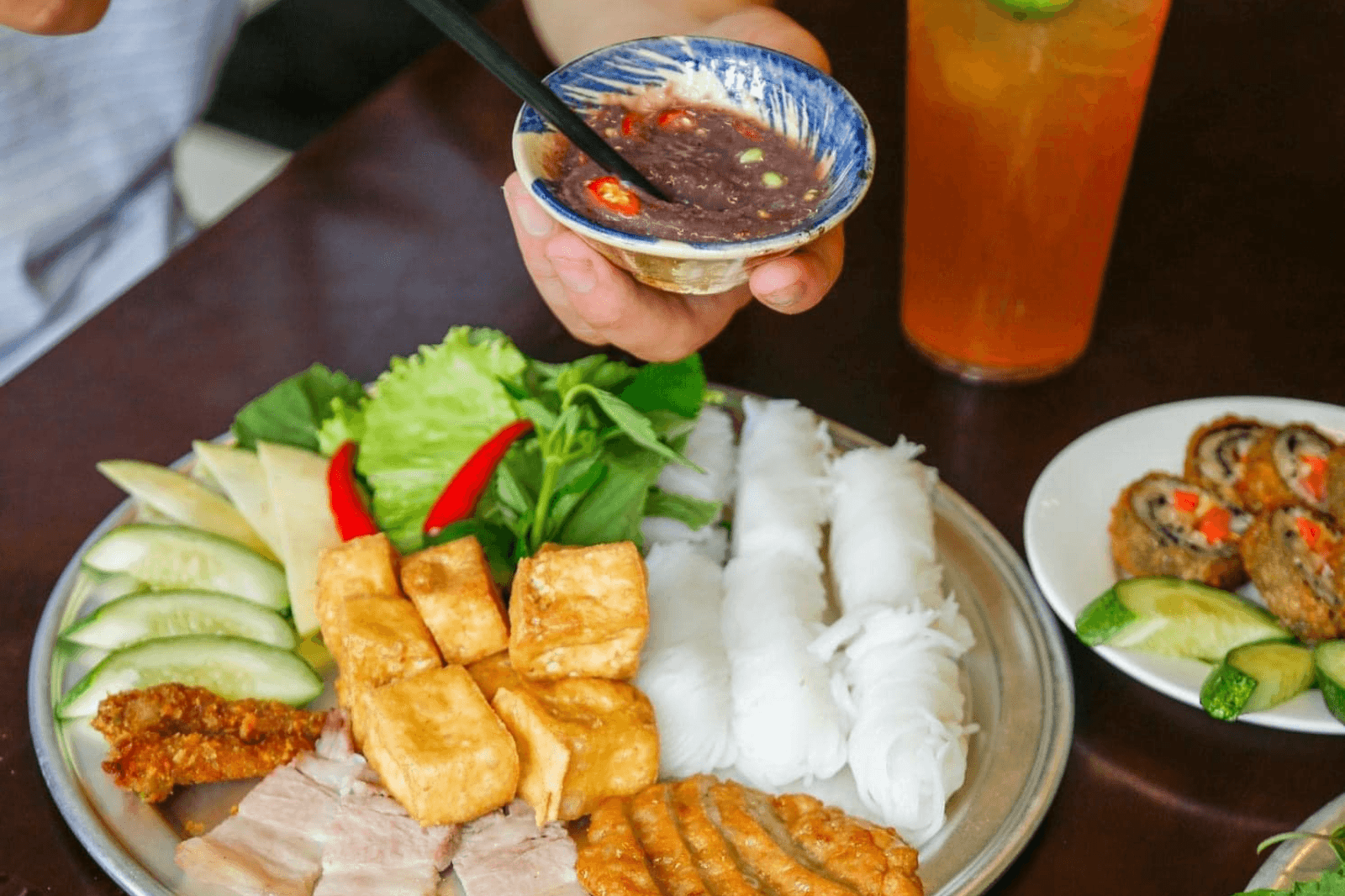 Mẹt bún dành cho 1 người ăn ở Bún đậu Gia Di