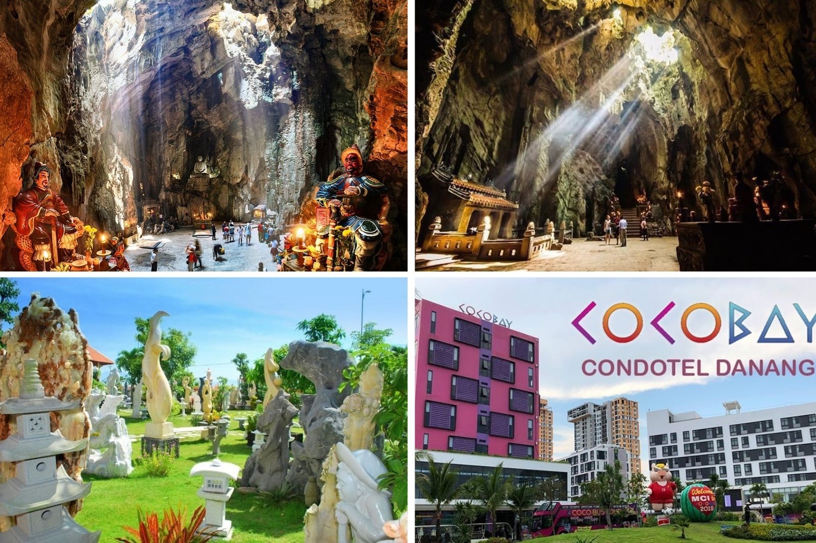 Một số địa điểm ở khu vực Ngũ Hành Sơn