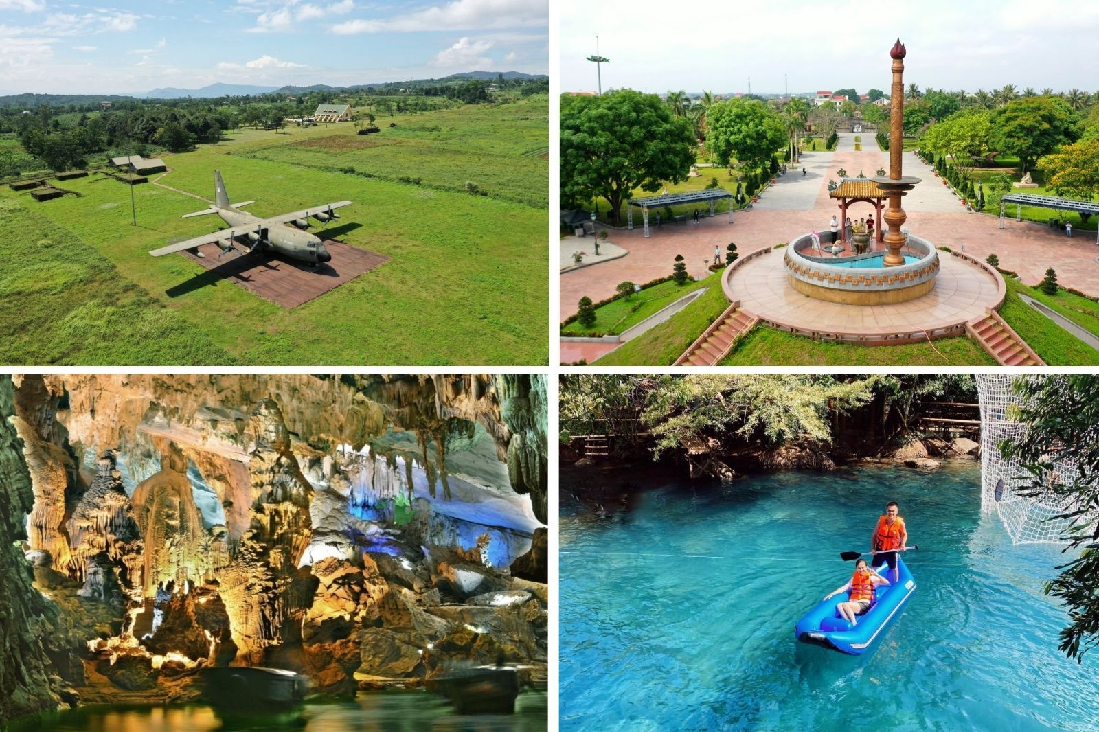 Một số điểm đến trong lịch trình tour