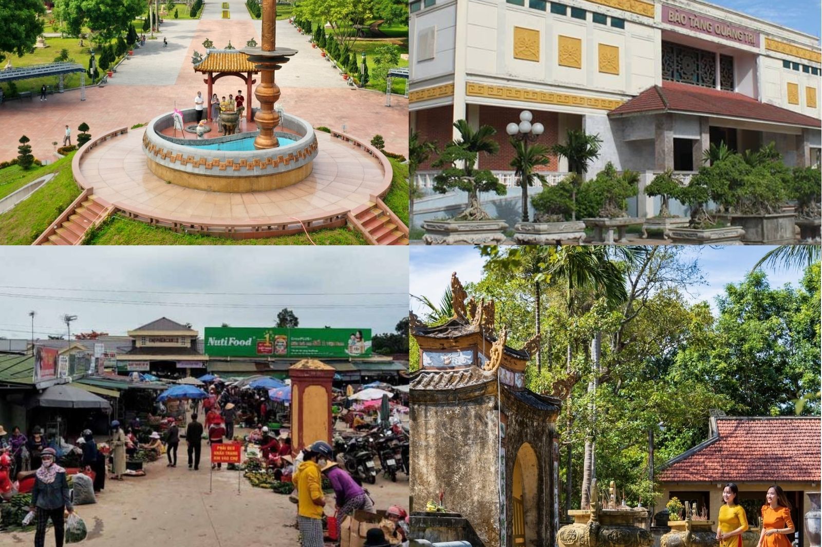 Một số điểm du lịch ở Đông Hà và khu vực trung tâm