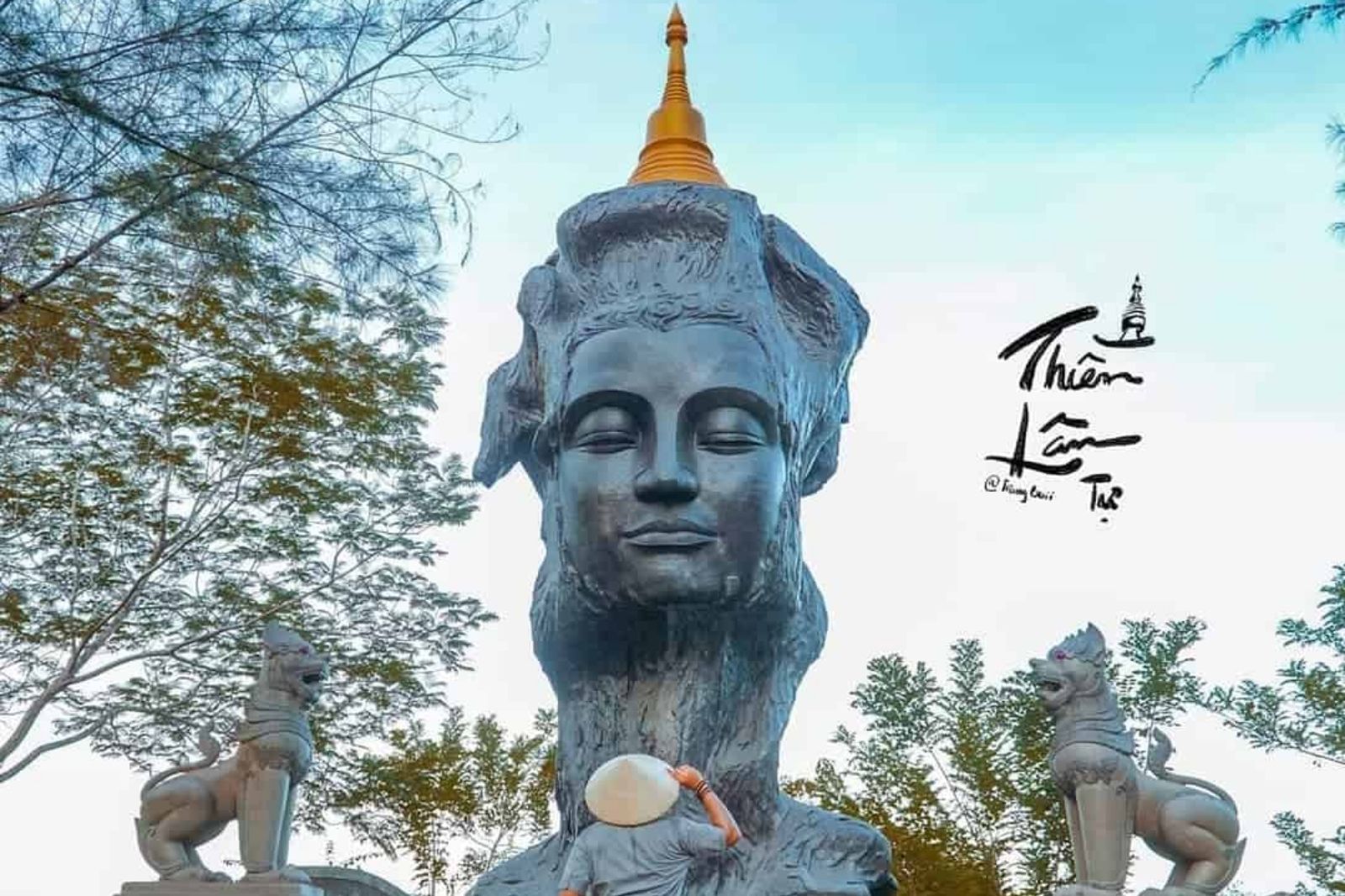 Một trong những tượng Phật được đặt tại chùa Thiền Lâm 