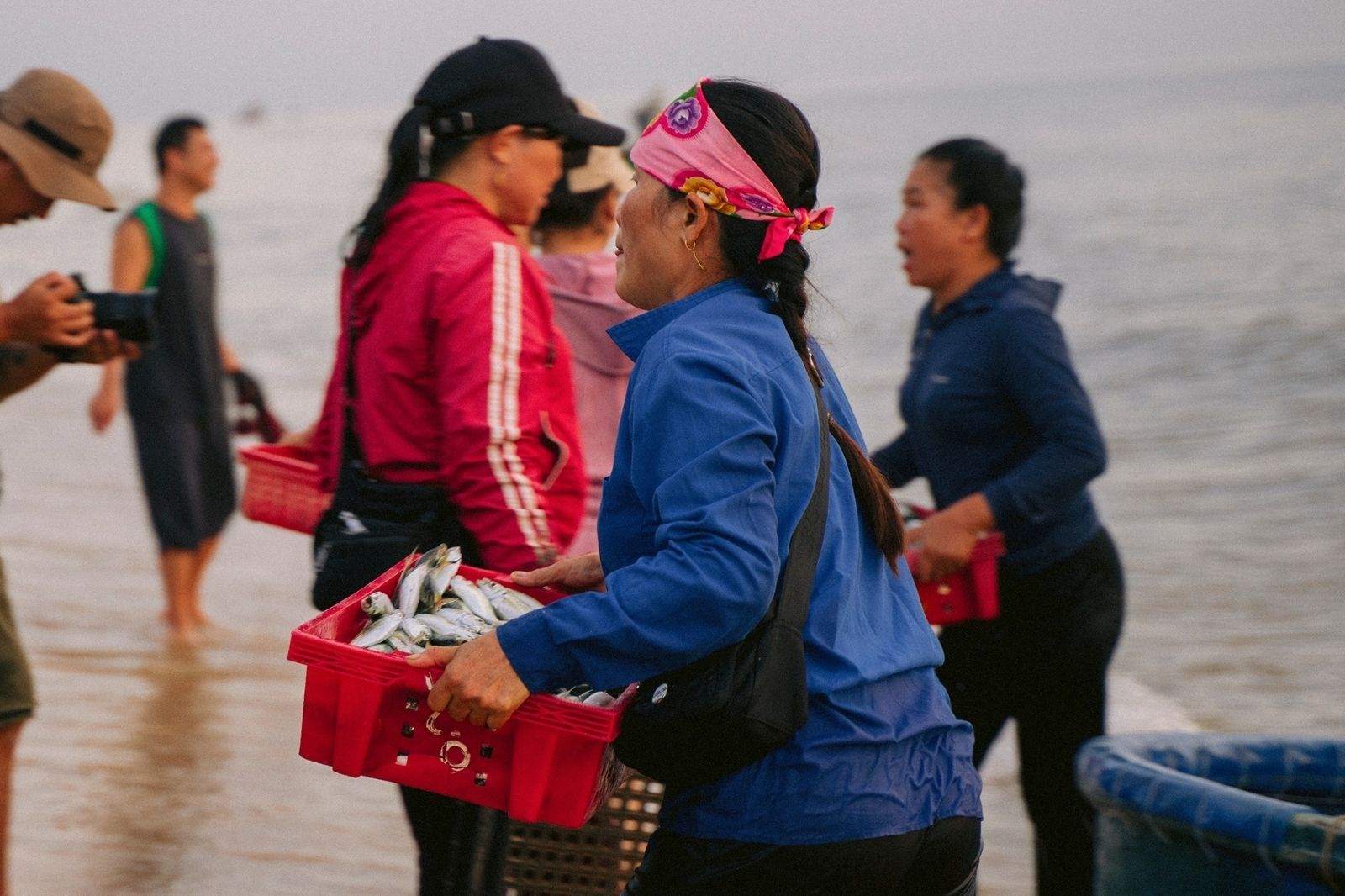 Mua hải sản trực tiếp từ ngư dân cũng là lựa chọn tuyệt vời 