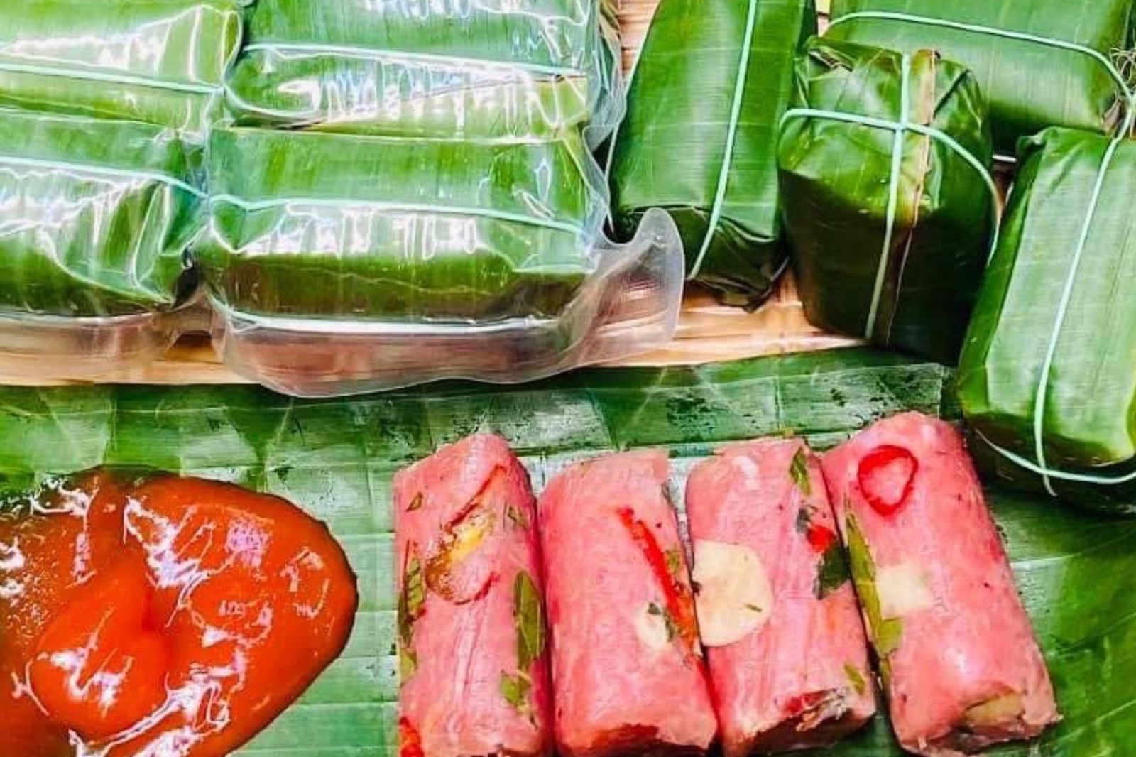 Nem chả chợ Sãi được làm từ phần thịt ngon của heo