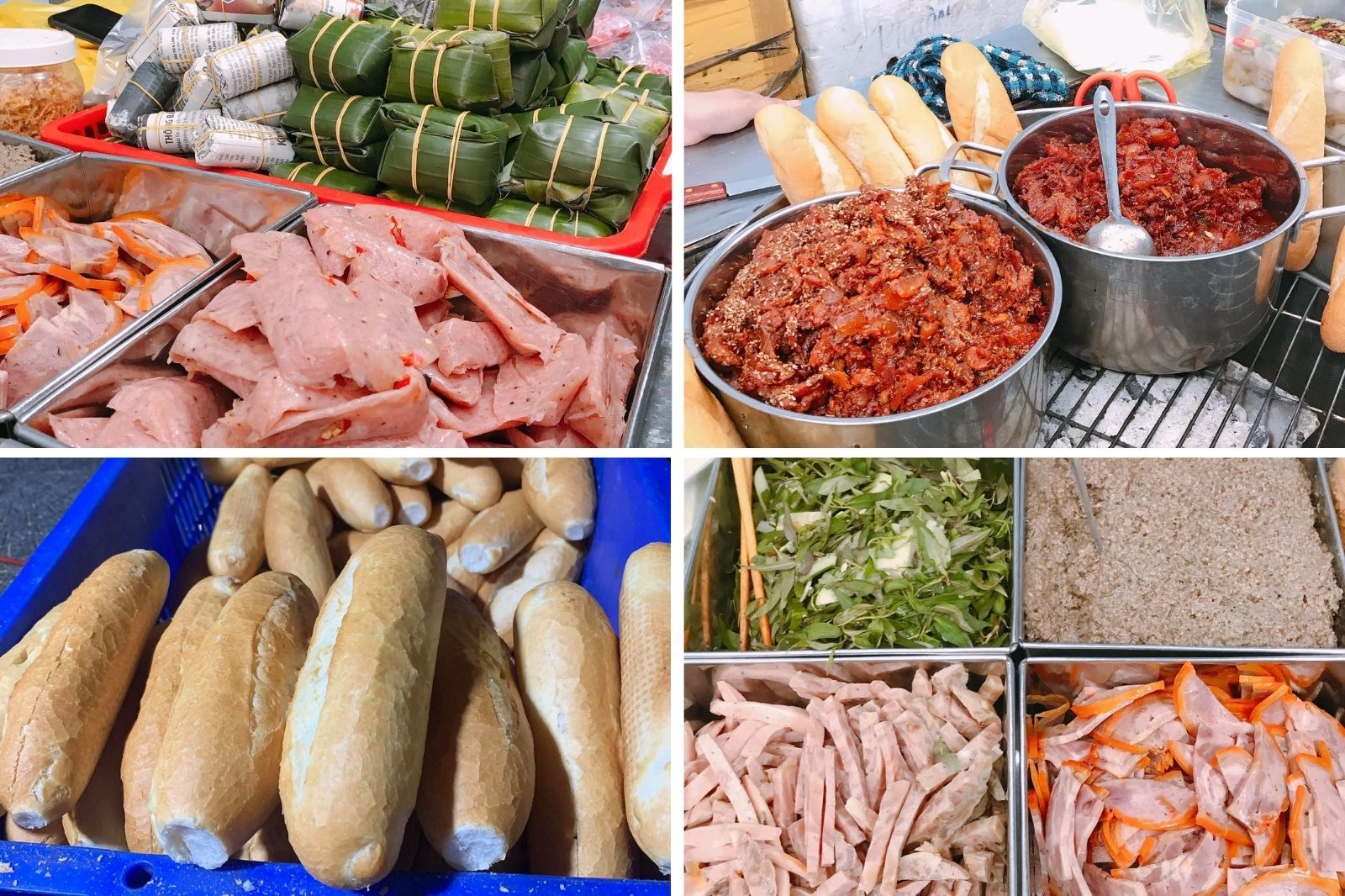 Nguyên liệu đa dạng với hương vị đặc trưng của Huế