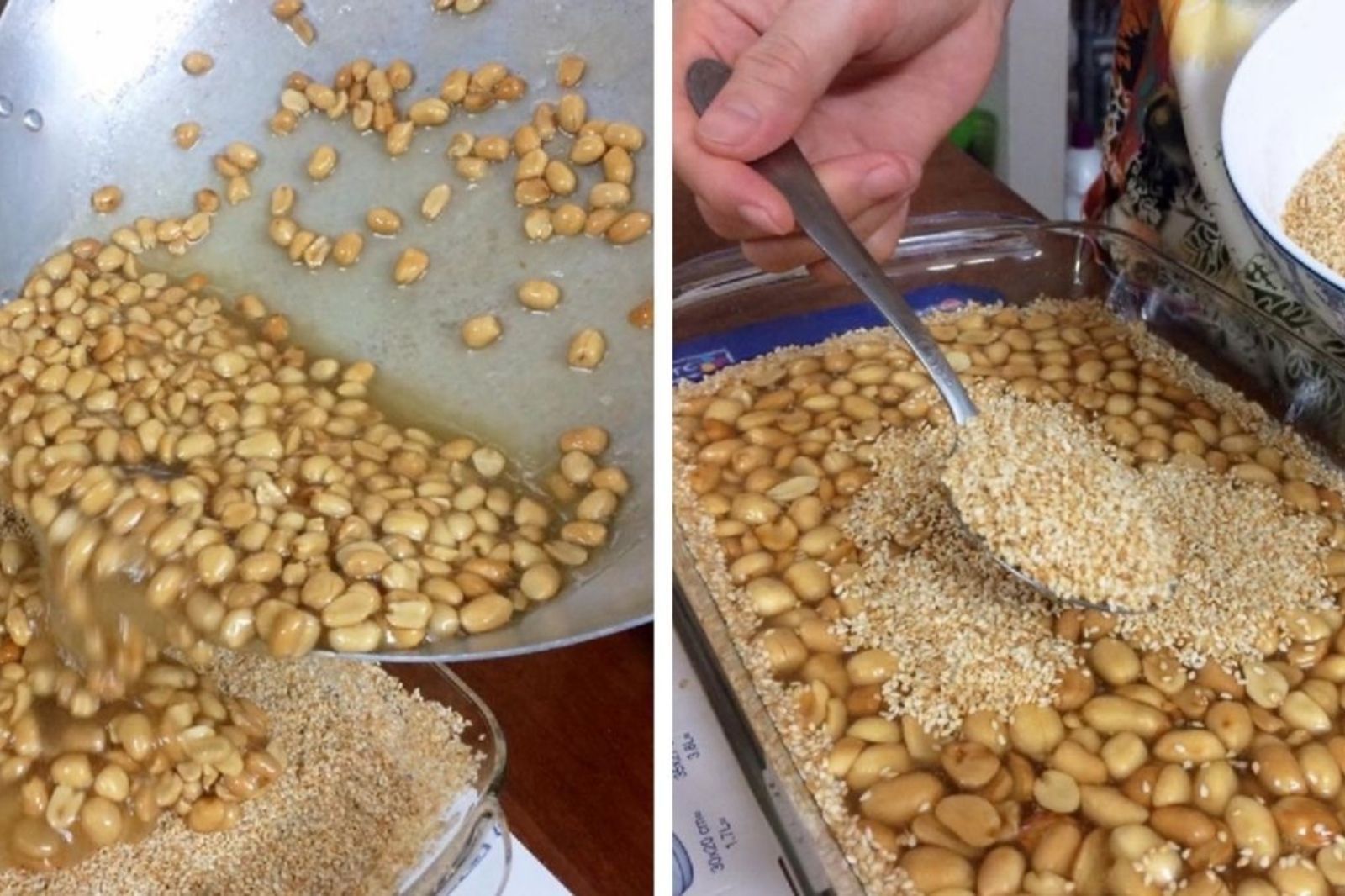 Mè xửng được làm từ những nguyên liệu đơn giản