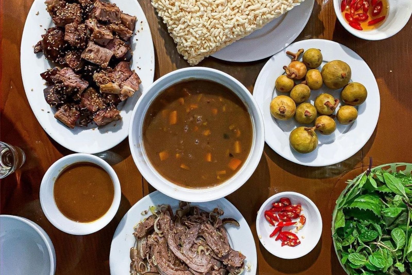 Nhà hàng dê Dũng phố núi