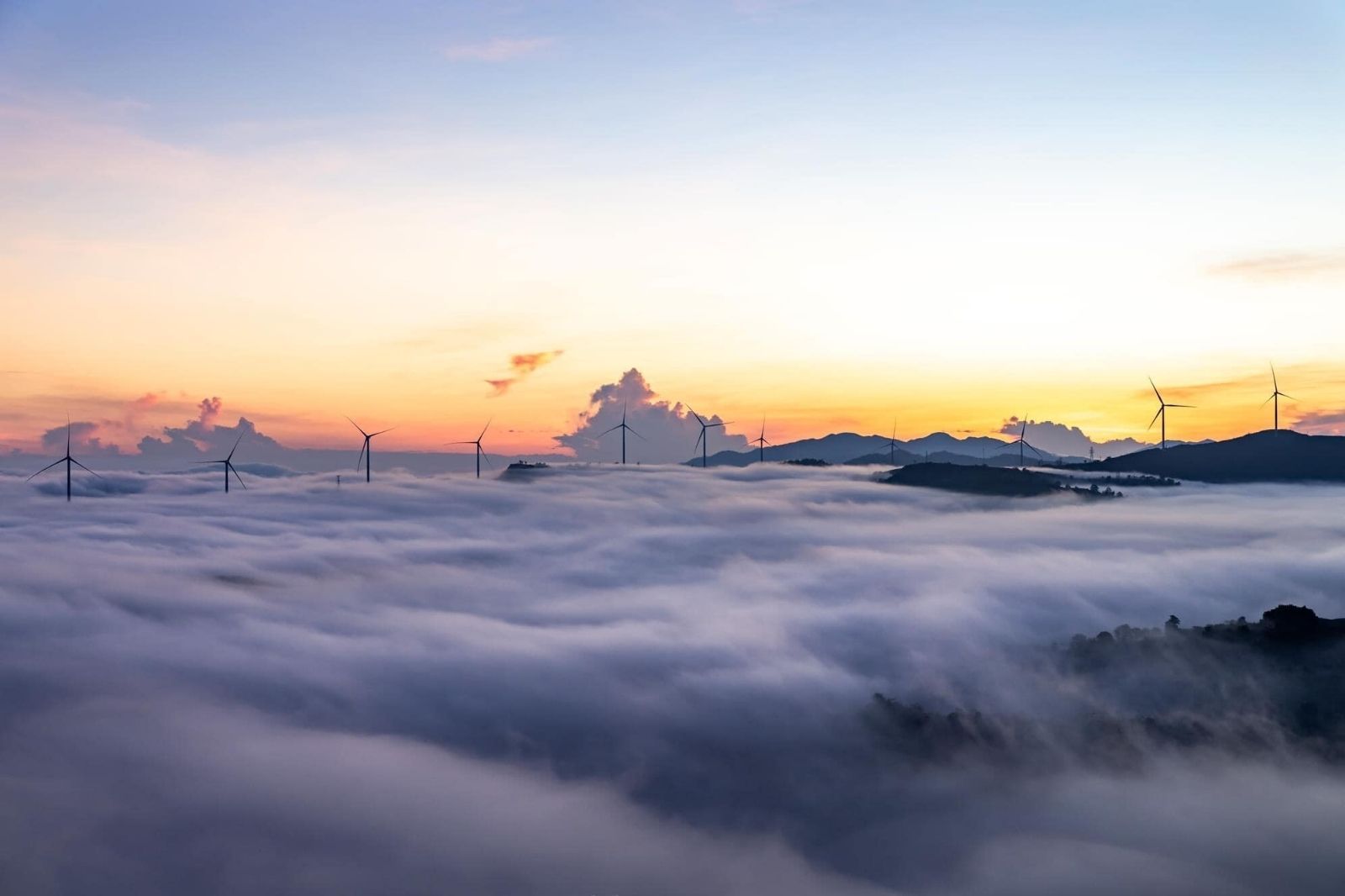 Những biển mây bồng bềnh