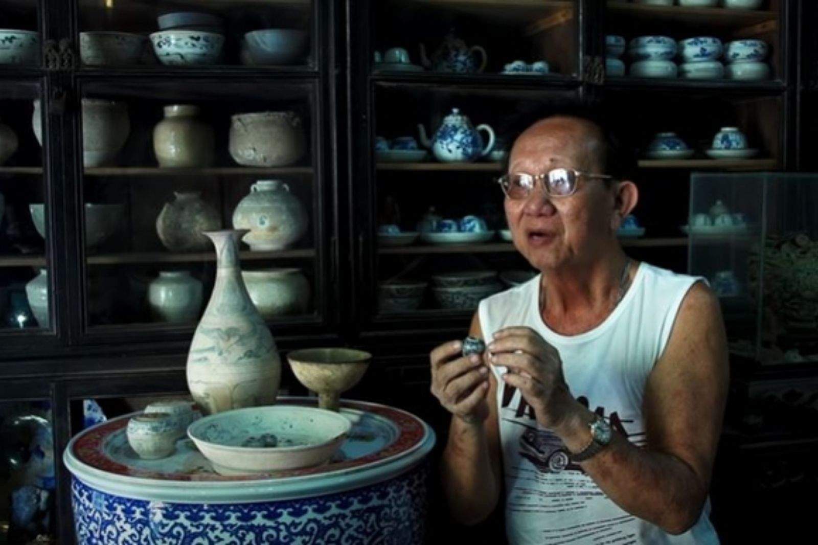 Ngôi nhà trở thành nơi sưu tầm những cổ vật quý giá 