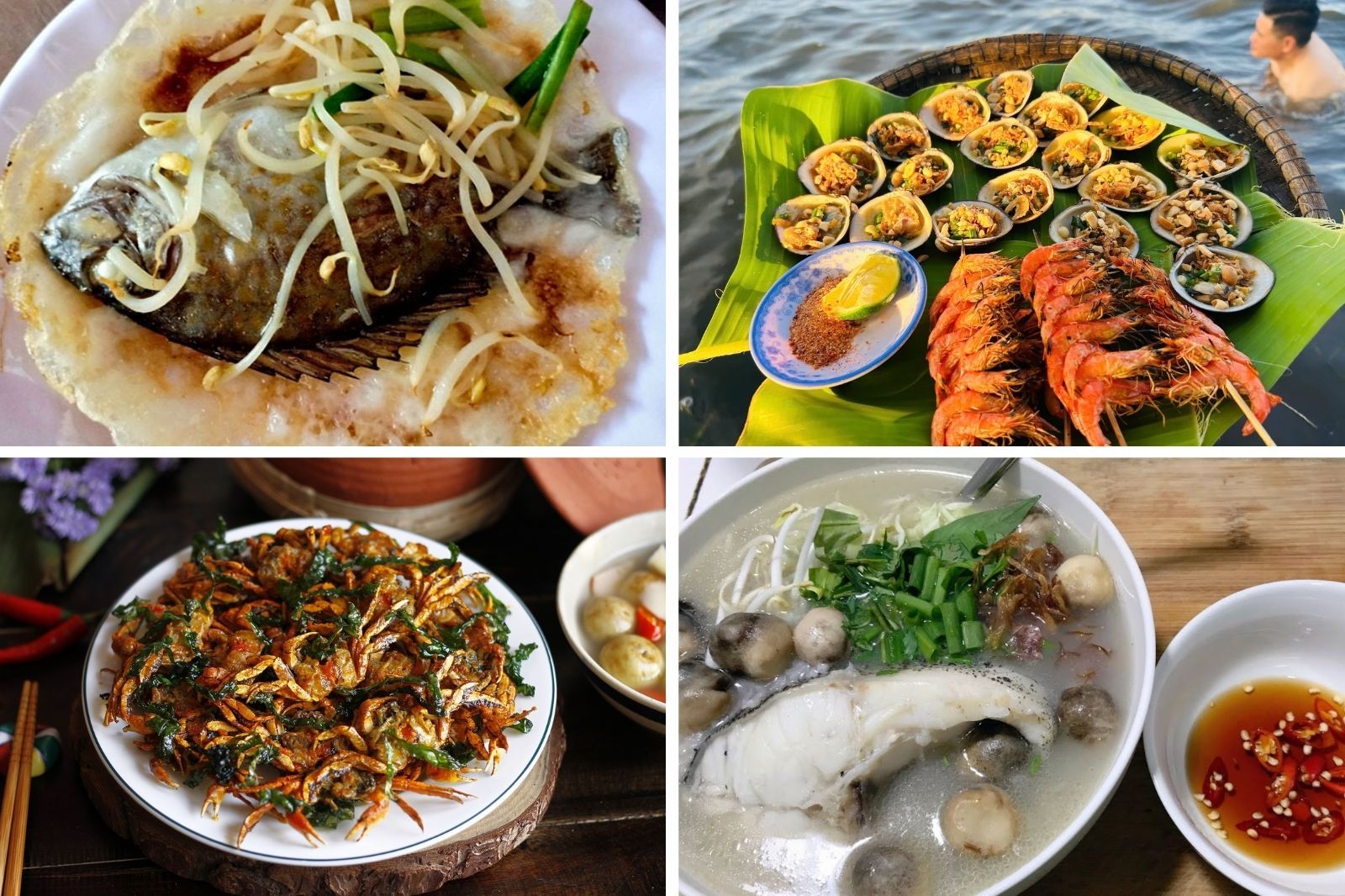 Những món ăn ngon ở phá Tam Giang 