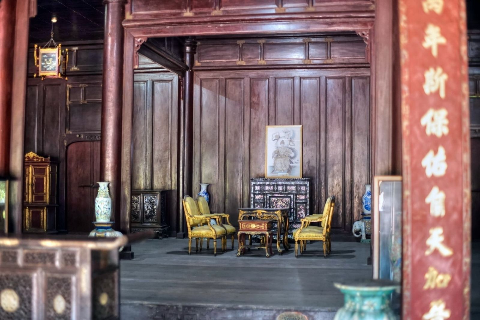 Nơi Hoàng Thái Hậu tiếp khách  