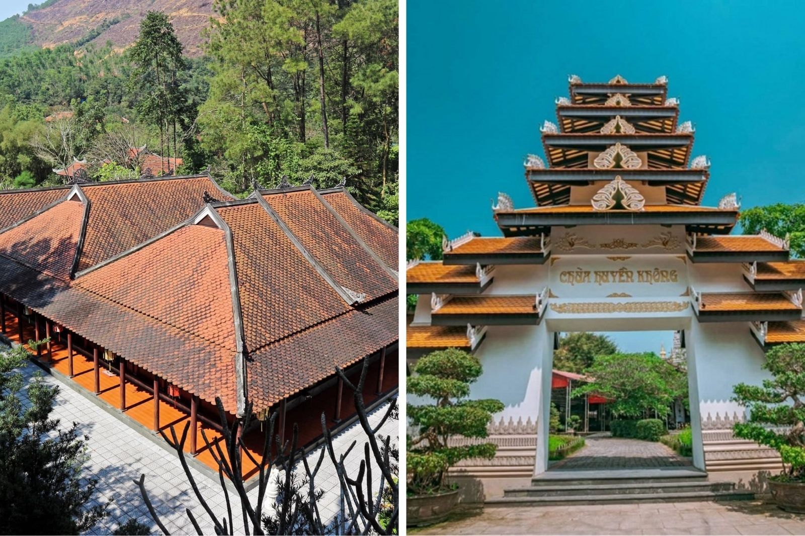 Ở Huế có hai ngôi chùa Huyền Không