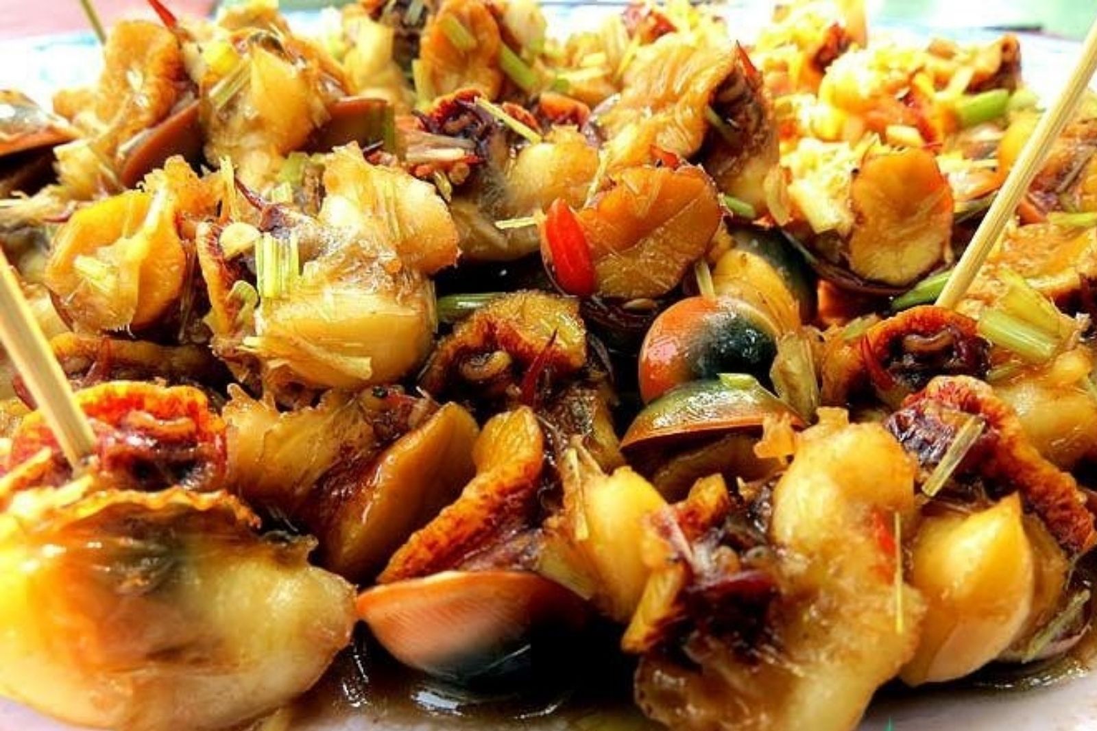 Ốc cừ xào sả ớt 